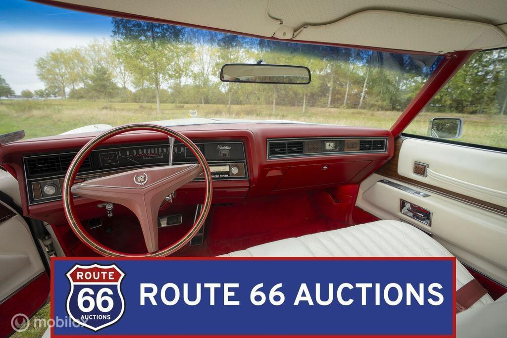 Cadillac Fleetwood Eldorado Coupe | 1973 | Route 66 Auctions, Cadillac, Zwart, Bedrijf, Handgeschakeld