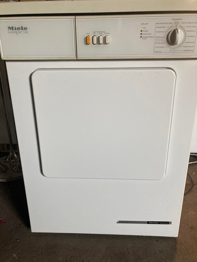 Miele wasdroger met afvoerslang, Elektronische apparatuur, Droogkasten, Ophalen, 6 tot 8 kg, Gebruikt, Luchtafvoer