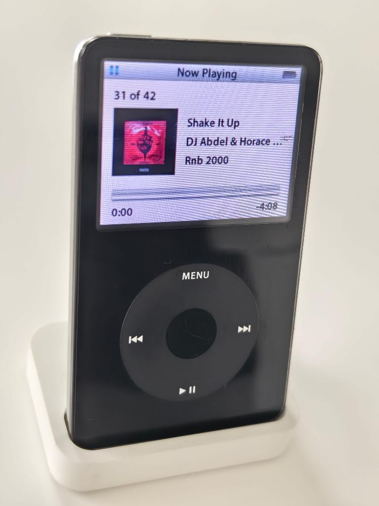 Apple Ipod Classic 30GB met Transparant case, Ophalen, Gebruikt, Classic