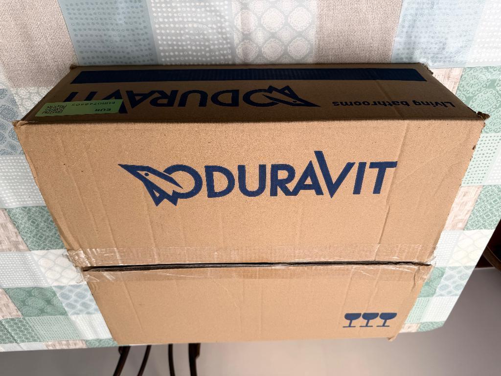 2 lavabos encastrés Duravit, Bricolage & Construction, Sanitaire, Enlèvement, Comme neuf, Pierre, Lavabo