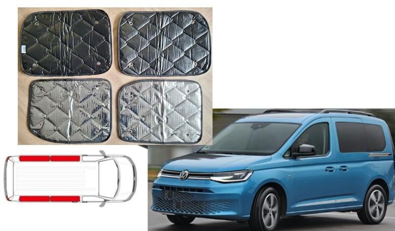 VW Caddy Raamisolatie verduistering 4 delig achterzijde, Ophalen of Verzenden, Nieuw