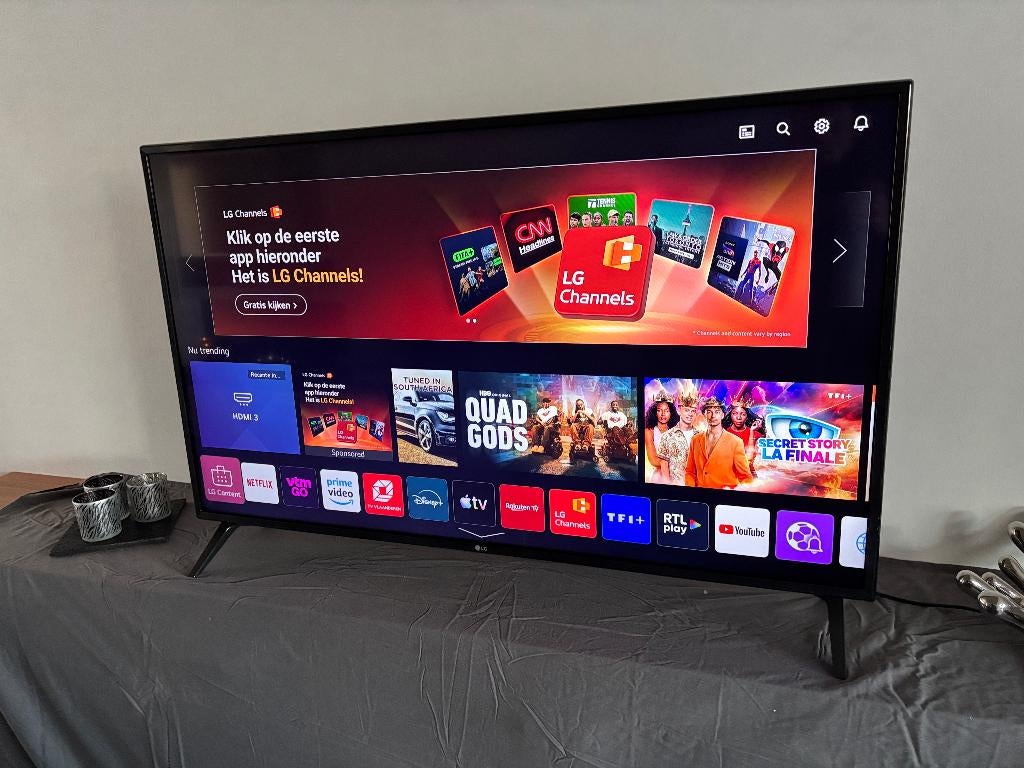 Lg smart tv 50inch 4k wifi google internet nieuwe staat, LED, Comme neuf, Enlèvement, 100 cm ou plus