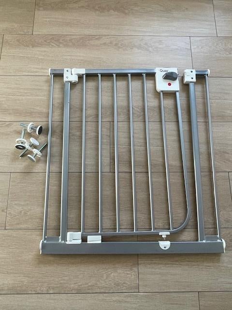 Kinderhekje Quax voor trap- en deuropening, Kinderen en Baby's, Traphekjes, Ophalen, Gebruikt, Klemhekje, Metaal of IJzer