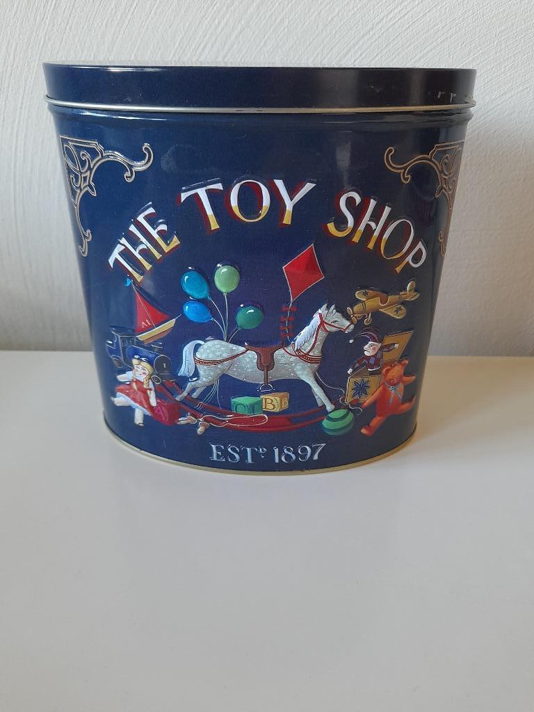 Boîte vintage - The Toy Shop, Collections, Boîte en métal, Comme neuf, Autre, Enlèvement ou Envoi
