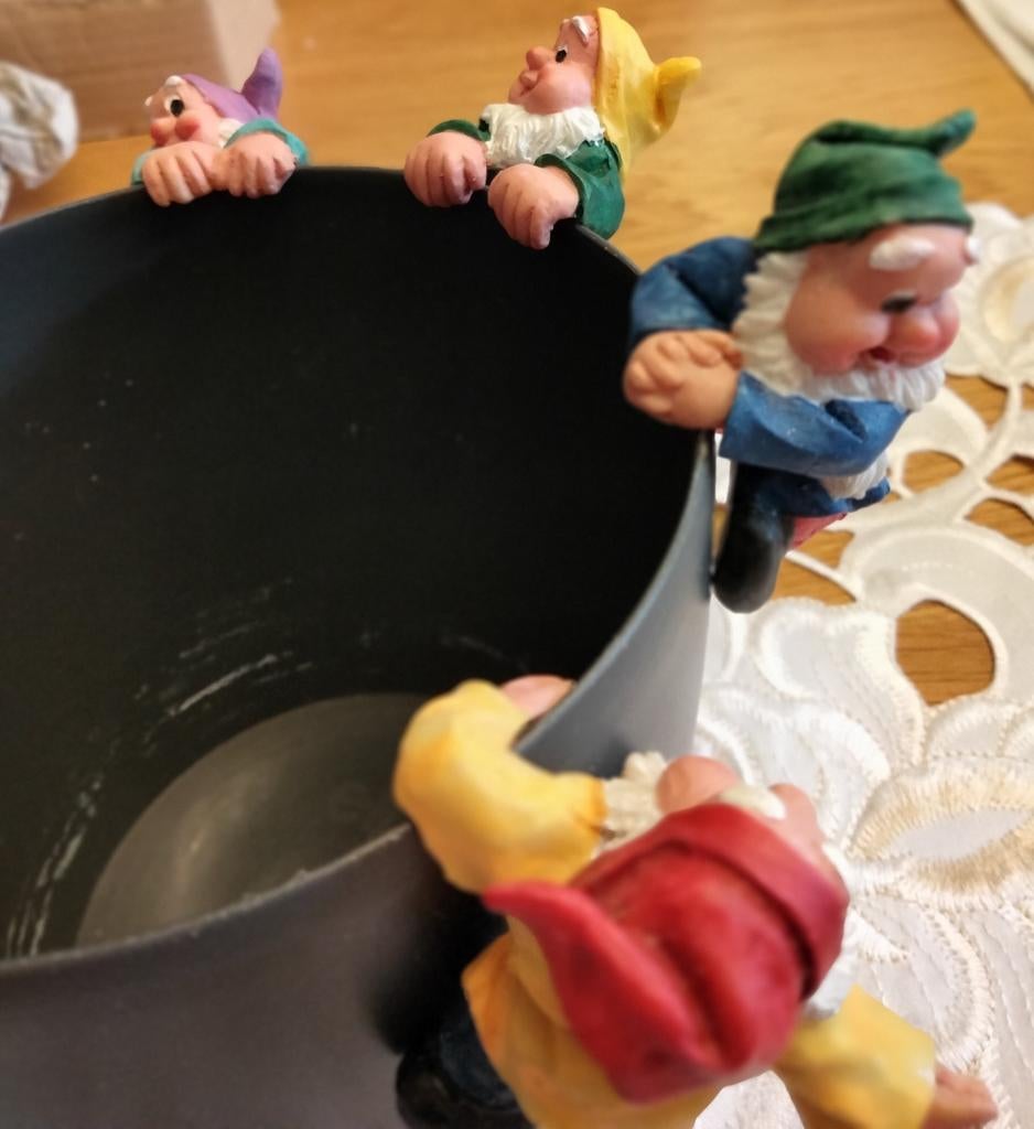 Lot de 7 nains pour pots de fleurs, Enlèvement ou Envoi, Neuf