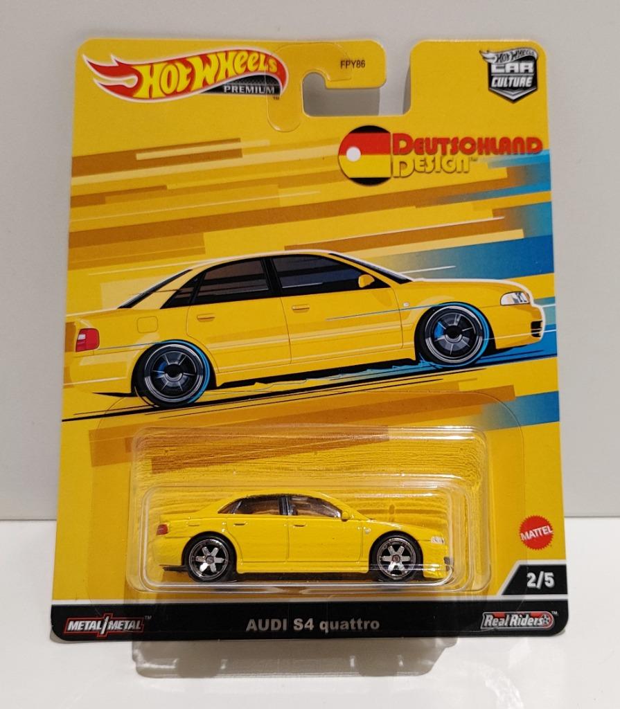 Hot Wheels Audi S4 Quattro Deutschland Design Premium, Hobby en Vrije tijd, Modelauto's | Overige schalen, Ophalen of Verzenden