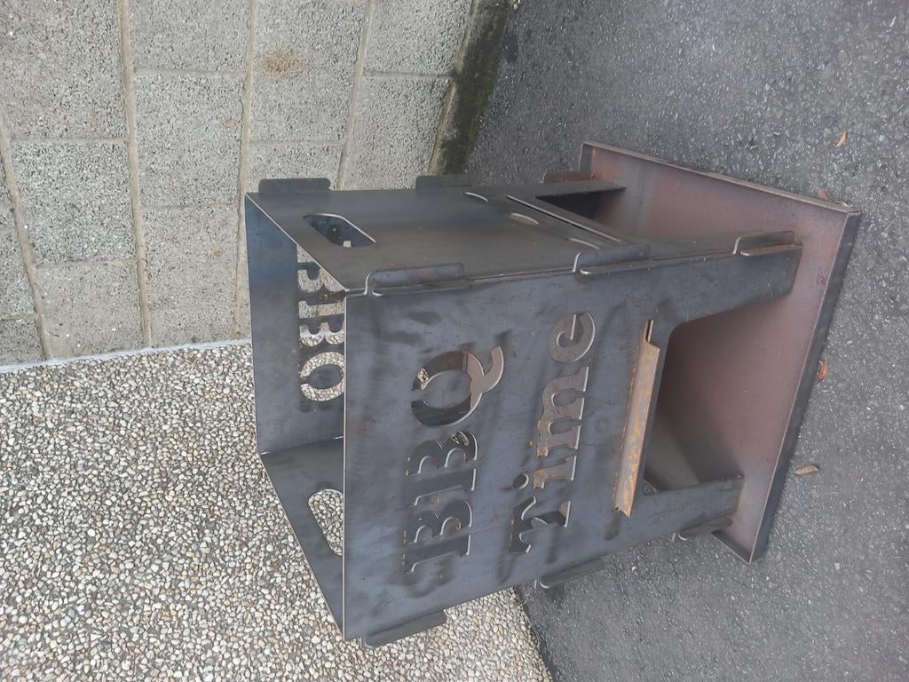 Handgemaakte vuurkorf uit cortenstaal, Tuin en Terras, Ophalen