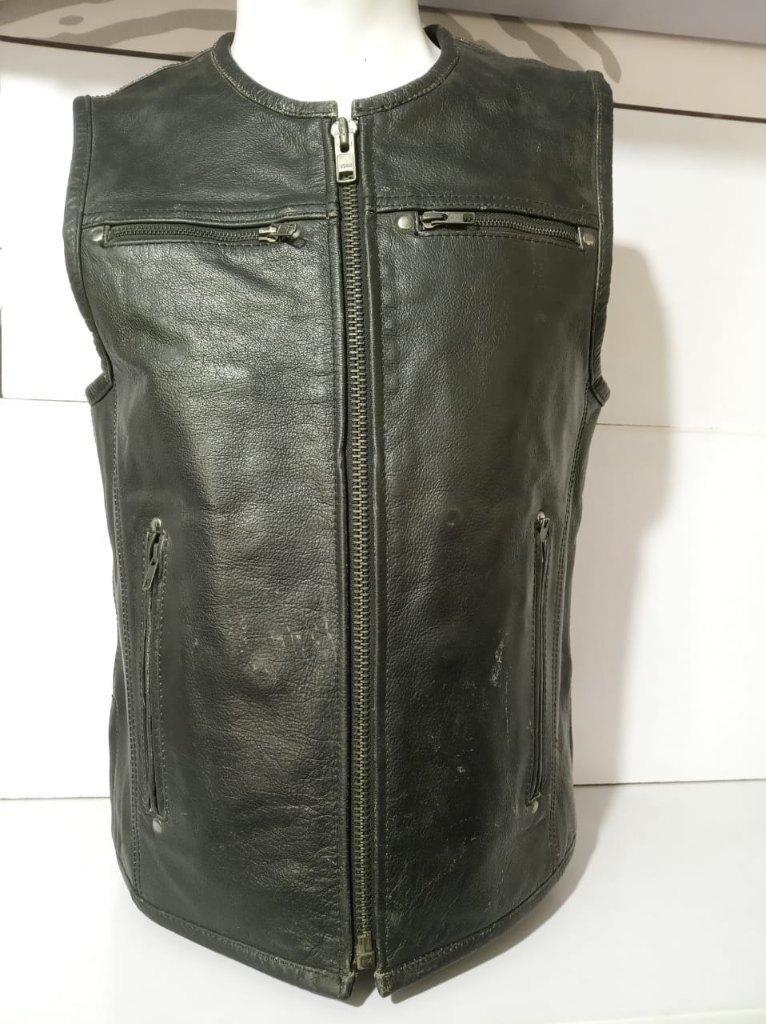 Nieuw leren motorvest, Motoren, Kleding | Motorkleding, Jas | leer, Dames, Heren, Kinderen, Nieuw met kaartje, Ophalen of Verzenden