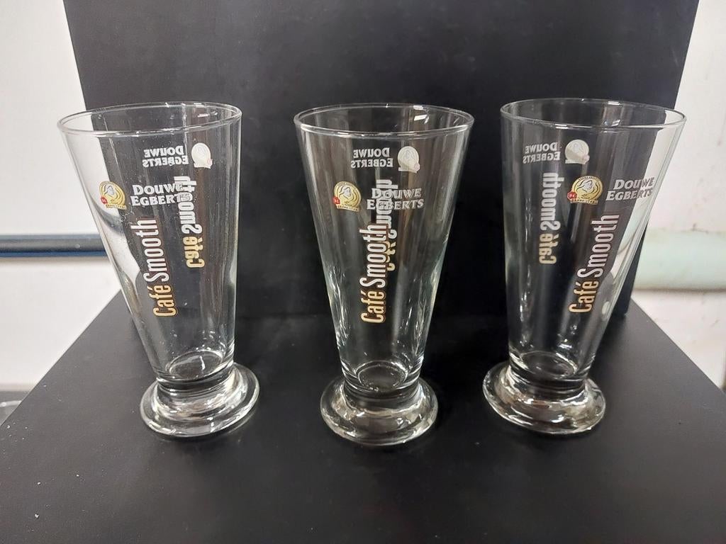 Douwe egberts café smooth glazen, Ophalen of Verzenden, Zo goed als nieuw, Overige typen