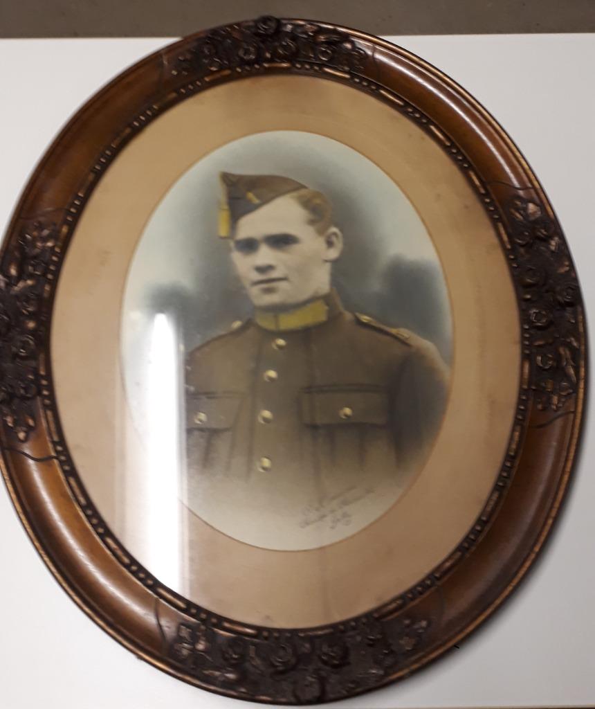 Grand cadre ovale, soldat ABL, Première Guerre mondiale, Collections, Objets militaires | Général, Enlèvement