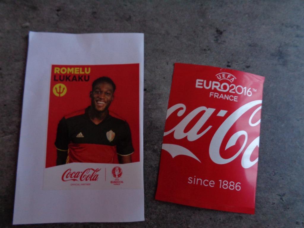 VOETBAL COCA COLA LUKAKU, Ophalen of Verzenden