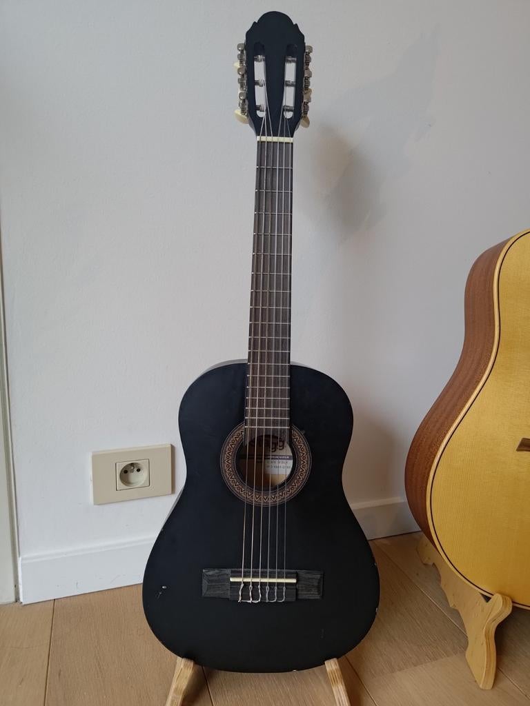 Stagg C405 M BLK 1/4 Klassieke Gitaar, Muziek en Instrumenten, Ophalen, Gebruikt