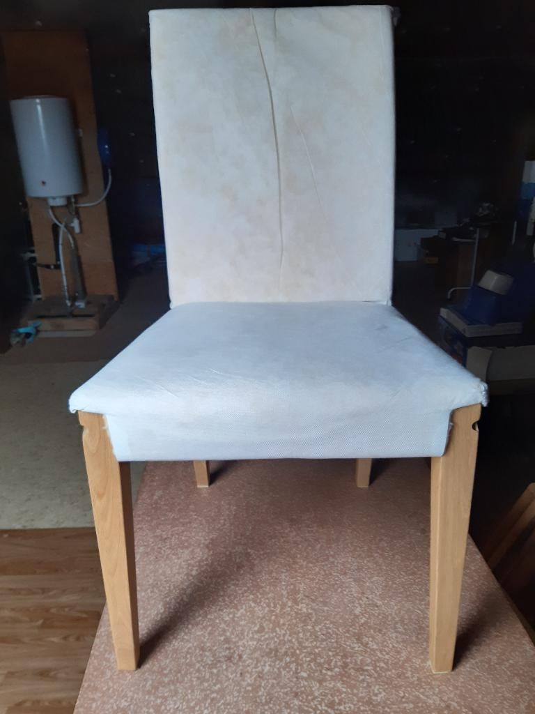 6 stoelen, Ophalen, Gebruikt, Wit, Vijf, Zes of meer stoelen