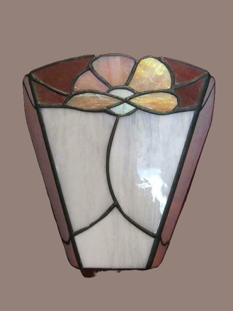 Apart wandlicht Tiffany kap muurlamp, Antiek en Kunst, Antiek | Verlichting, Ophalen of Verzenden