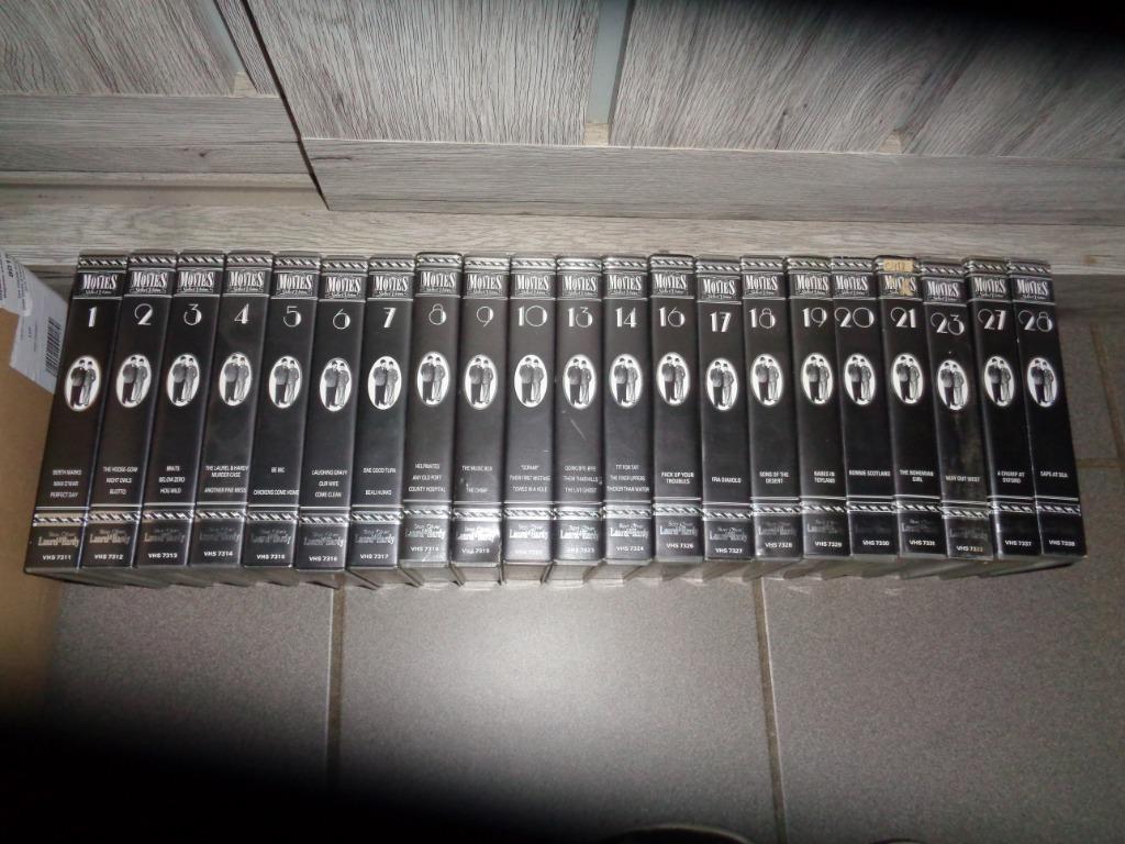 vhs  .laurel en hardy VHS video casetten, Vanaf 6 jaar, Ophalen, Zo goed als nieuw, Komedie
