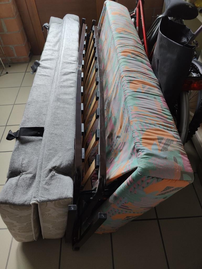 Bed, Huis en Inrichting, Slaapkamer | Slaapbanken, Ophalen, 120 cm