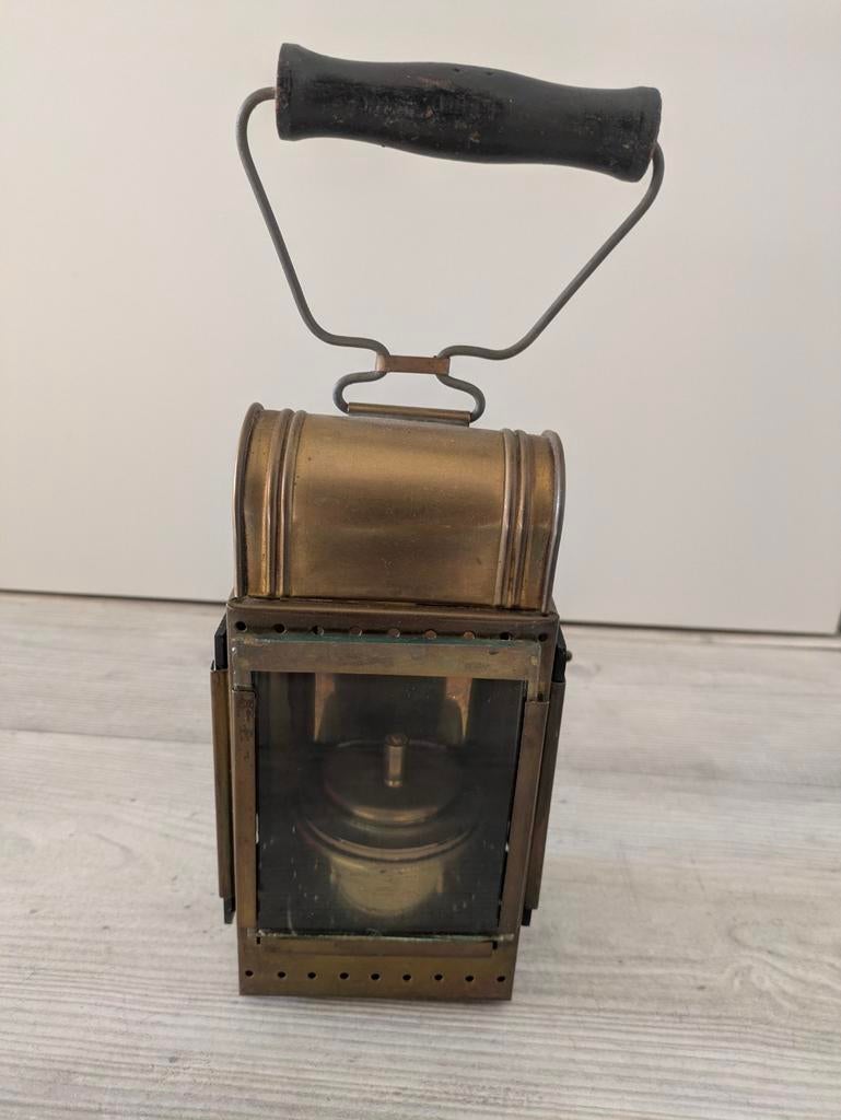 Lampe de chef de gare en parfait état, Antiquités & Art, Enlèvement ou Envoi