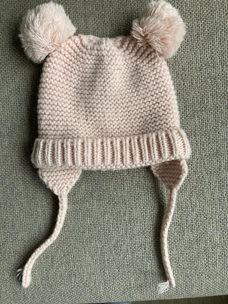 Roze babymuts Zara, Enfants & Bébés, Enlèvement ou Envoi, Zara, Utilisé, Bonnet