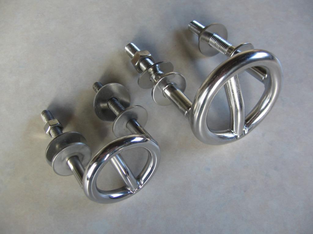 Œillet de ski en acier inoxydable 316 massif - œillet de rem, Sports nautiques & Bateaux, Accessoires navigation, Neuf, Garnitures de pont