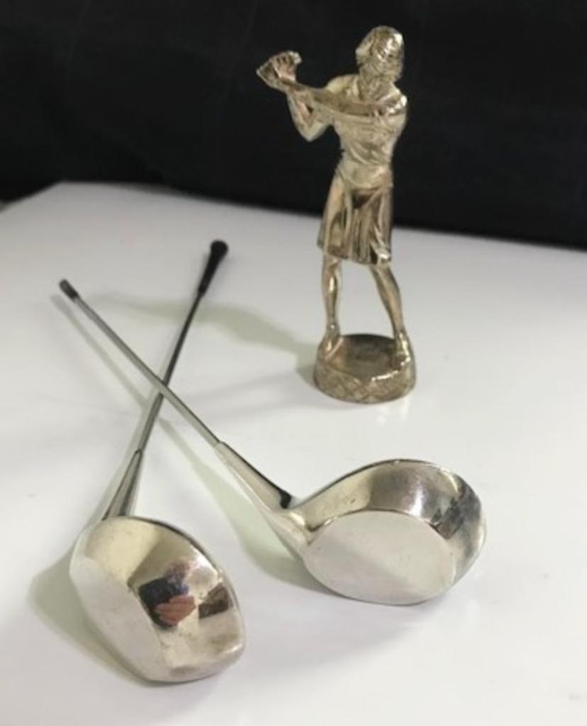 Bâton Golf Argent Danoise Design Annees 60😍💑🎁💎, Antiquités & Art, Antiquités | Argent & Or, Argent, Enlèvement ou Envoi