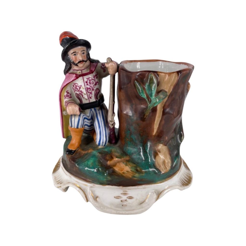 19e eeuwse snuifdoos van Brussels porselein