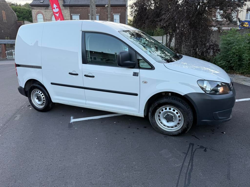 Vw caddy 1.6 diesel jaar 2015, Auto's, Voorwielaandrijving, Stof, 1600 cc, Wit