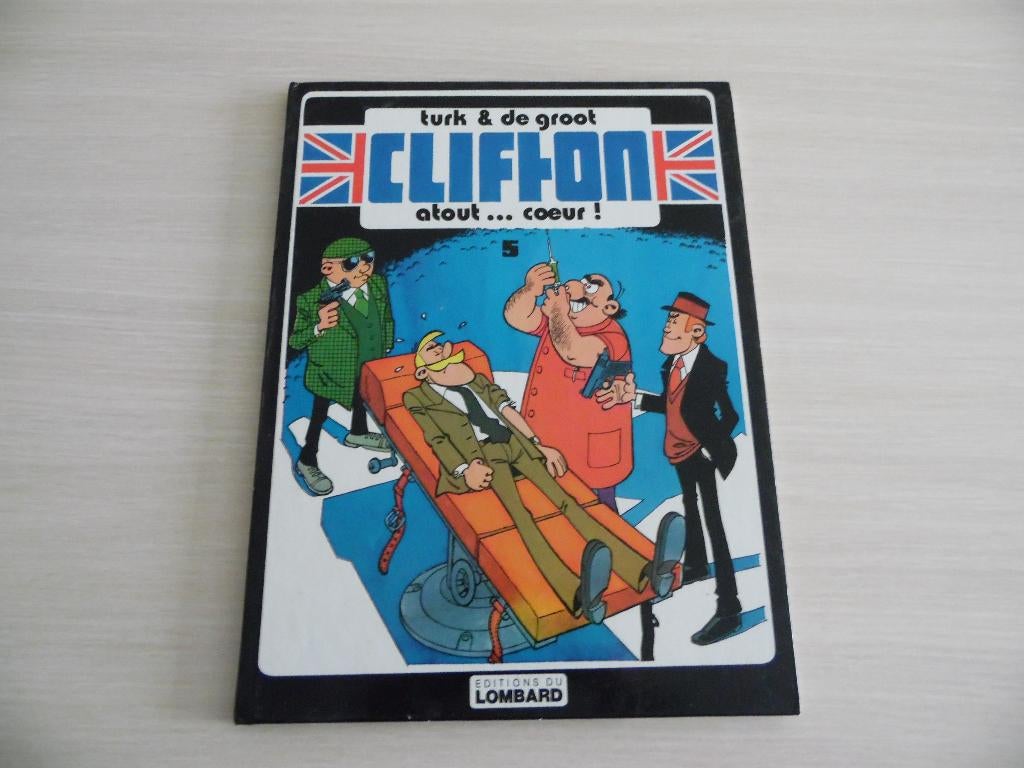 CLIFTON  ATOUT...COEUR   !     VERSION ORIGINALE, Une BD, Enlèvement ou Envoi, Comme neuf, Bob De Groot
