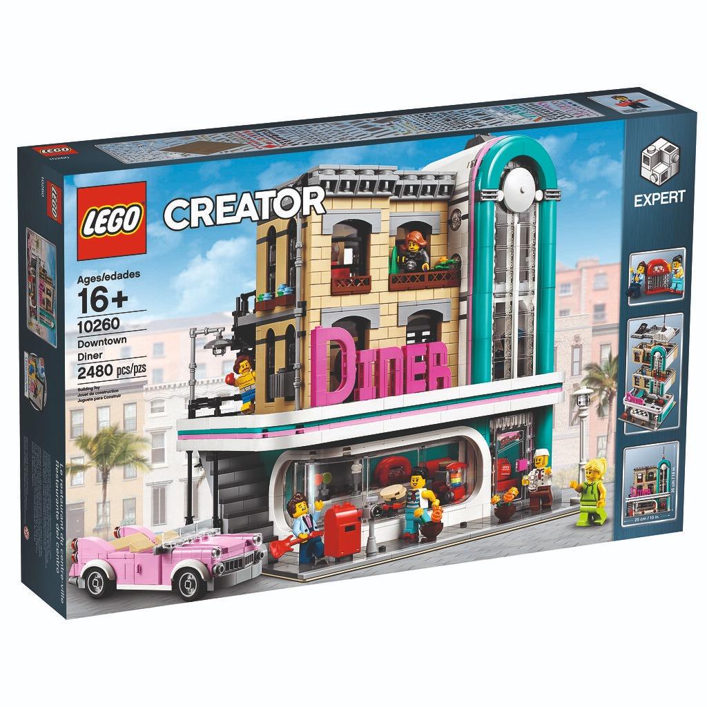 Lego Creator Expert Downtown Diner (2017), Ophalen of Verzenden, Nieuw, Complete set, Lego