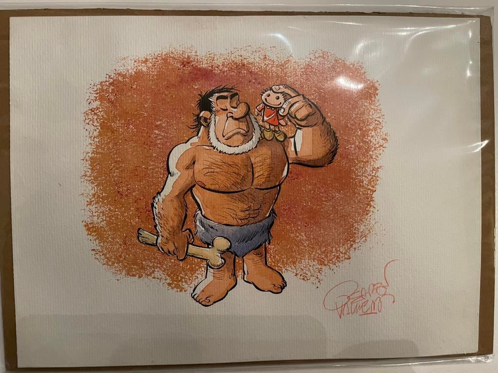 Suske en wiske origineel jerom gerben valkema, Verzamelen, Ophalen of Verzenden, Suske en Wiske, Nieuw, Overige typen