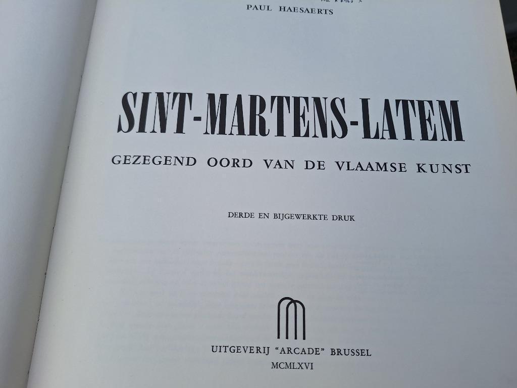 Catalogue d'art Sint Martems Latem 1966, Enlèvement, Utilisé