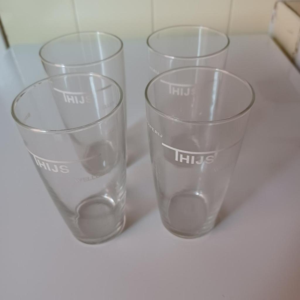 2 Glazen brouwerij Thijs Wellen, Ophalen, Gebruikt, Bierglas