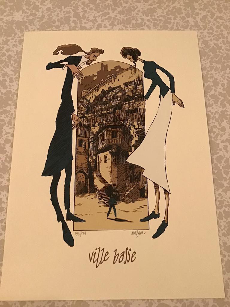 Sérigraphie Mazan ville basse, Comme neuf