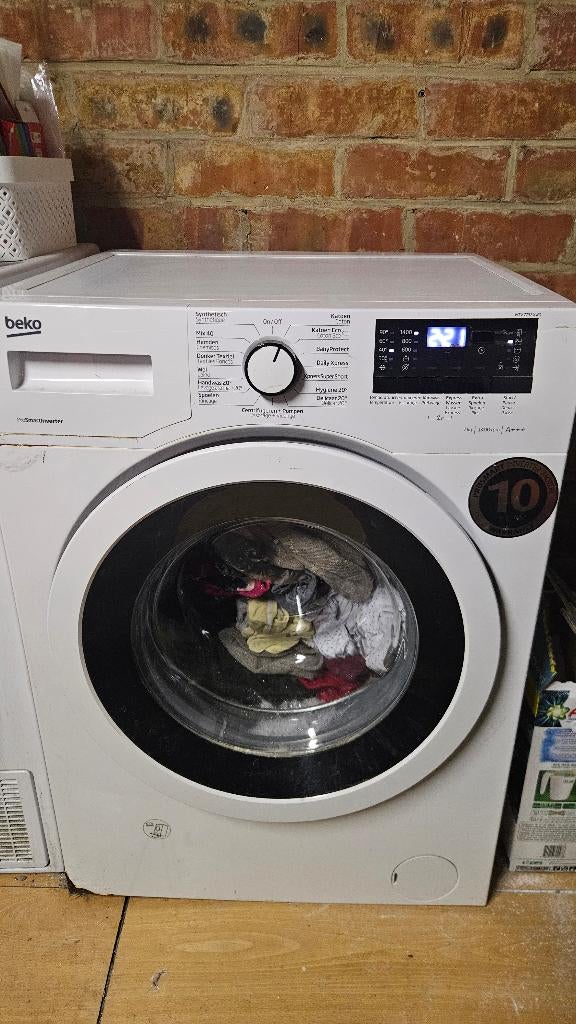 Moet weg! Beko wasmachine 7 kg – ProSmartTM Inverter, A+++, Elektronische apparatuur, Wasmachines, Ophalen, Gebruikt, Voorlader