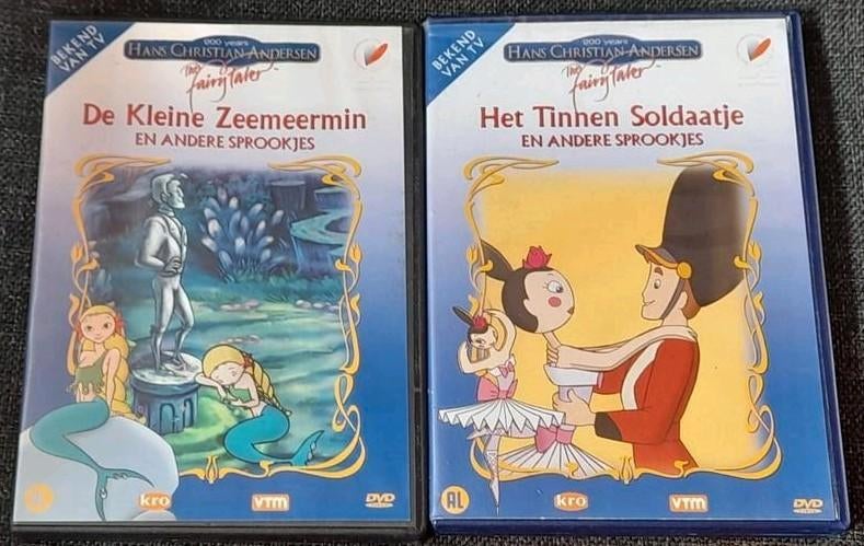 Dvd´s sprookjes H.C. Andersen, de fairytaler, Cd's en Dvd's, Europees, Tekenfilm, Ophalen of Verzenden, Zo goed als nieuw