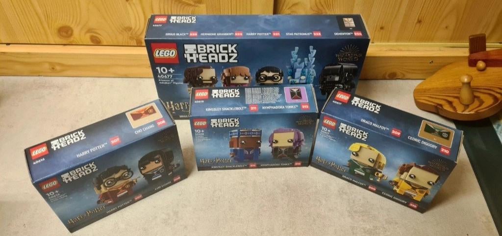 Lego brickheadz Harry Potter 40616, 40617, 40618 en 40677, Ophalen, Nieuw, Complete set, Lego