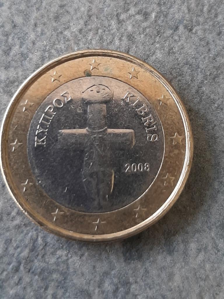 1 eurostuk Cyprus, Postzegels en Munten, Munten | Europa | Euromunten, Ophalen, Cyprus
