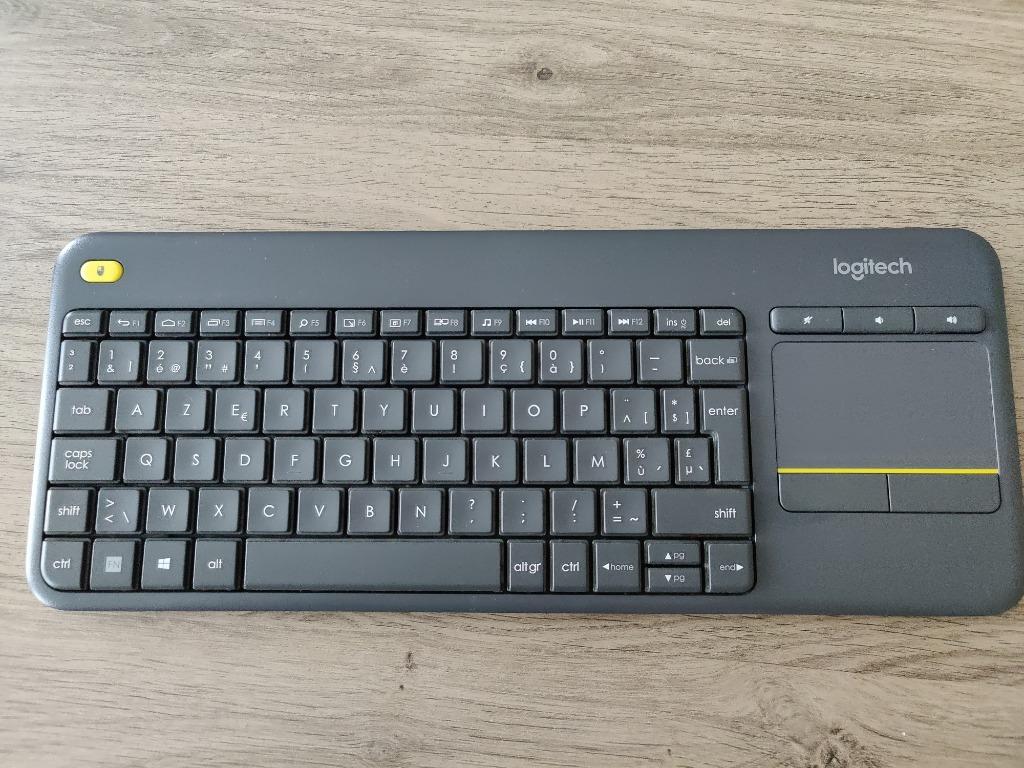 Clavier sans fil Logitech K400 Plus | Azerty Belgique, Logitech, Azerty, Comme neuf, Enlèvement
