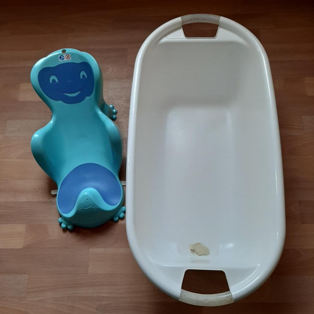 Baignoire bébé + siège de bain +wc bébé, Enlèvement, Comme neuf, Baignoire, Standard