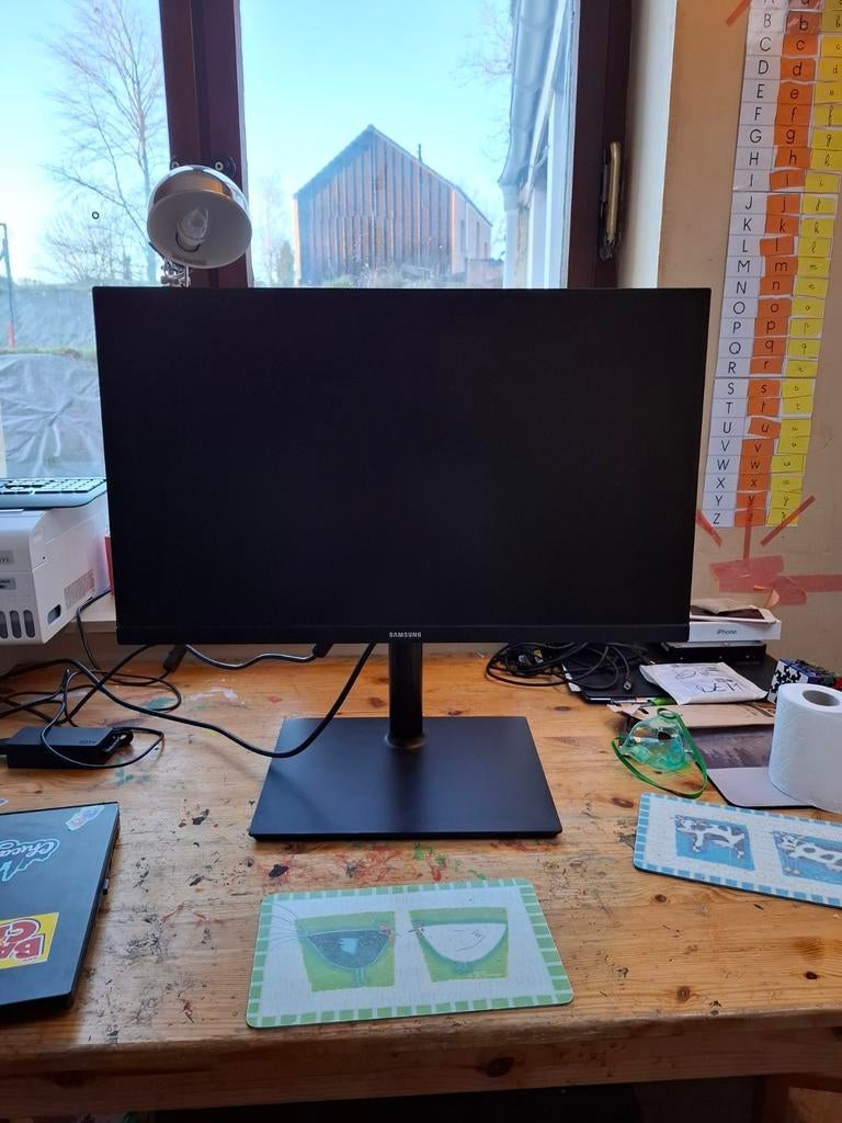 Écran PC Samsung 24’’ WQHD S24H850QFU – HDMI / DP / USB-C, Computers en Software, Monitoren, DisplayPort, HDMI, USB-C, Ophalen