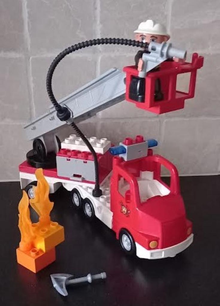 DUPLO 5682 Brandweerwagen, Kinderen en Baby's, Speelgoed | Duplo en Lego, Verzenden, Zo goed als nieuw, Complete set, Duplo
