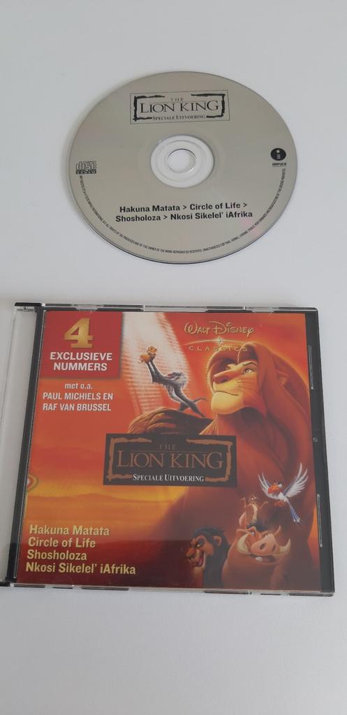 CD The Lion King. 4 nummers met oa Paul Michiels, Ophalen of Verzenden