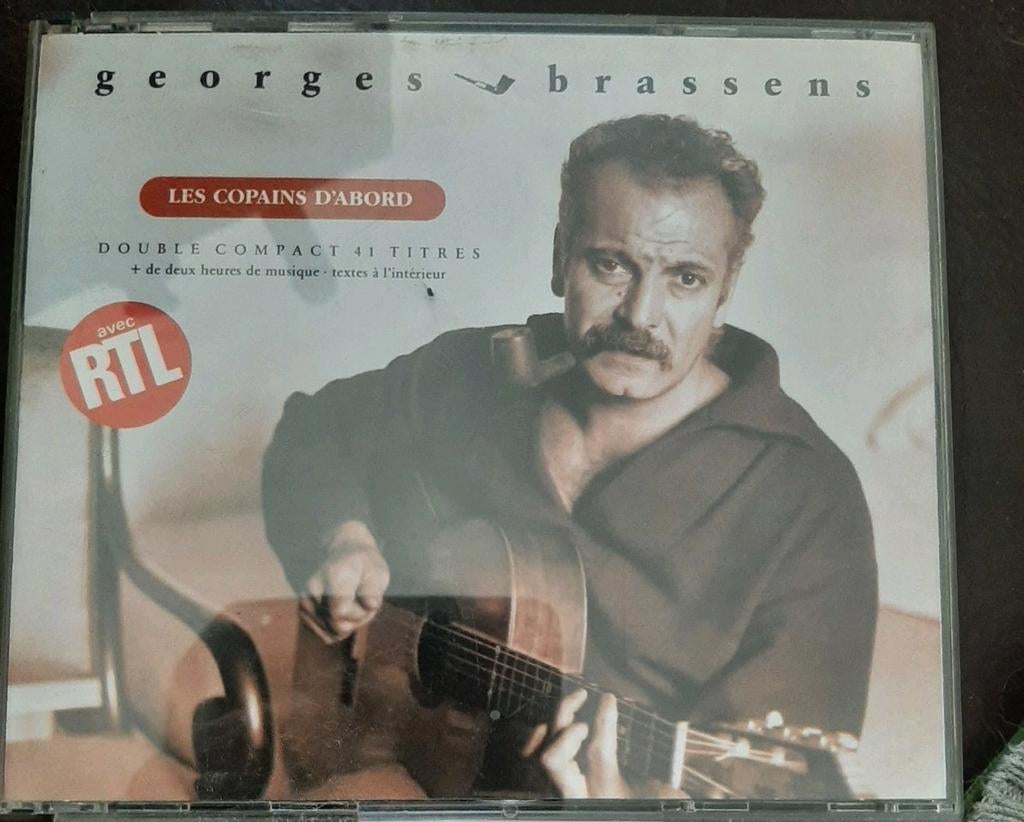 Double cd - Georges brassens- les copains d'abord, Ophalen of Verzenden, Gebruikt