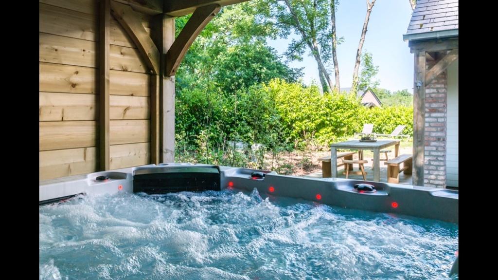 LUXE CHALET JACUZZI EN SAUNA DURBUY ARDENNEN, 4 of meer slaapkamers, Landelijk, In bos, Eigenaar