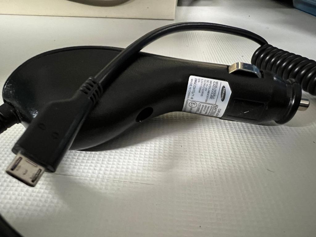 Chargeur micro USB voiture, Telecommunicatie, Ophalen of Verzenden, Zo goed als nieuw, Samsung