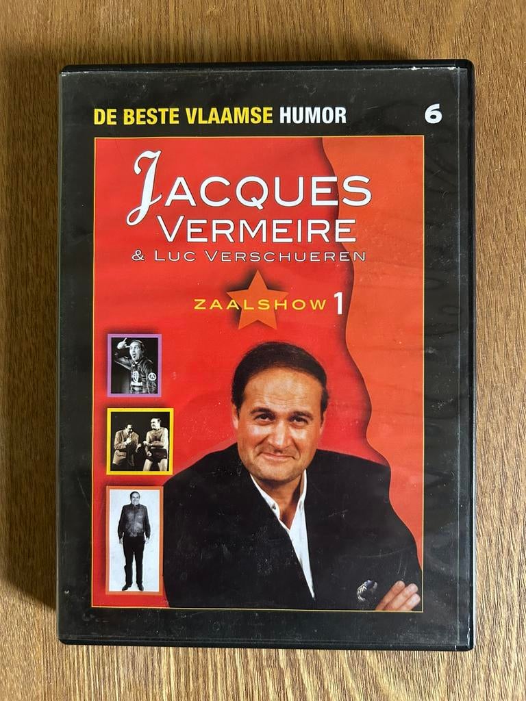 DVD Jacques Vermeire & Luc Verschueren: Zaalshow 1, Alle leeftijden, Ophalen of Verzenden, Zo goed als nieuw, Stand-up of Theatershow