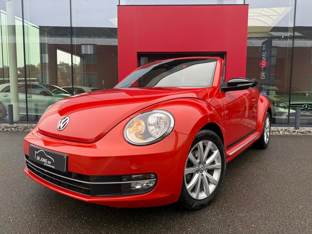 Volkswagen Beetle Cabrio Club Edition Benzine/Navi/Pdc/Airco, Auto's, Volkswagen, Stof, Overige kleuren, Cabriolet, Bedrijf