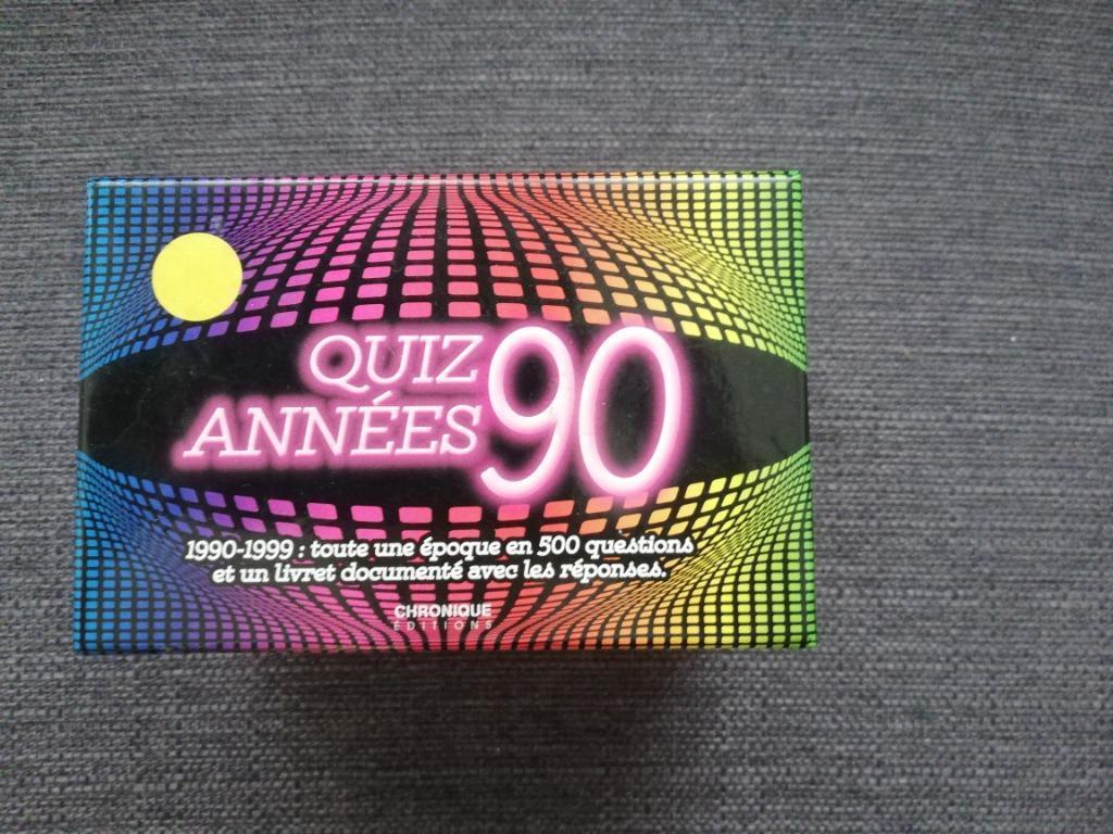 Jeu quizz années 90, Enlèvement, Comme neuf