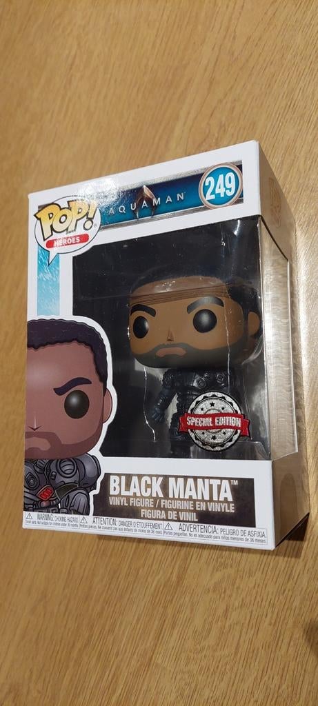 Figurine en vinyle Black Manta - Funko POP, Enlèvement ou Envoi, Neuf