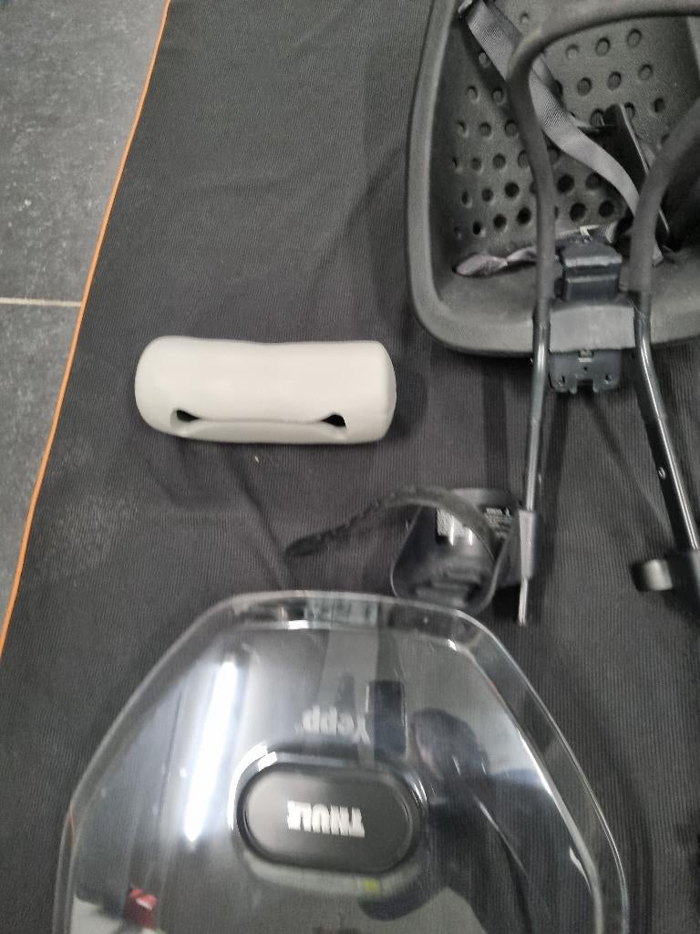 Yepp fietsstoel vooraan incl 2 adaptors + scherm + kussen, Ophalen, Zo goed als nieuw, 0 t/m 18 kg, Voorzitje