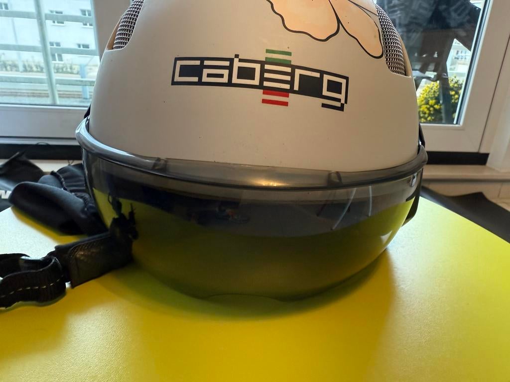 Casque CABERG Breeze taille M E3 M in Italie TB etat. Housse, Enlèvement, Comme neuf, Medium, Autre